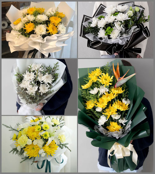 贵州贵阳清镇市暗流镇云盘村白事花束代送